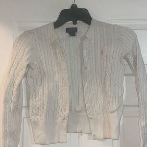 Ralph Lauren off white cardigan